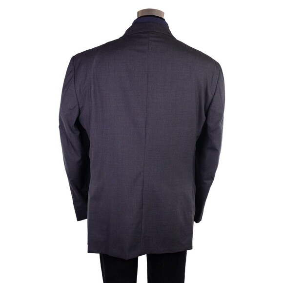 Joseph Abboud Suit Coat Mens 48R Gray Italian Wool Vitale Barberis Canonico - Picture 9 of 16